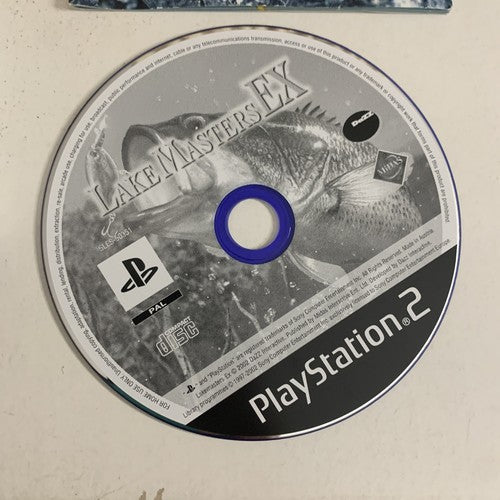 Lake Masters EX Fishing PS2 PlayStation 2 PAL 2009 Game Complete