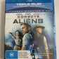 Cowboys & Aliens (Blu-ray + DVD, 2011, 2-Disc) Region B