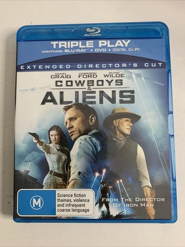 Cowboys & Aliens (Blu-ray + DVD, 2011, 2-Disc) Region B