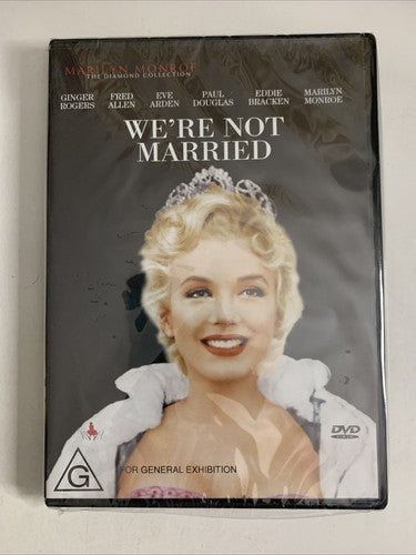 We're Not Married (DVD, 1952) Marilyn Monroe Region 4 NEW