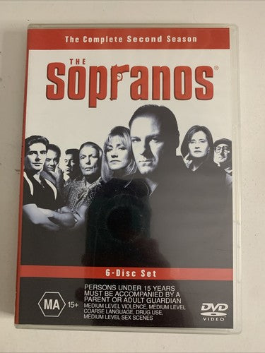 The Sopranos : Season 2 (DVD, 2001, 6-Disc) Region 4