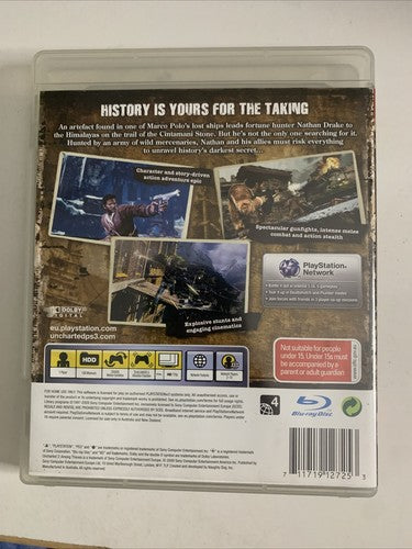 Uncharted 2 : Among Thieves PS3 Sony PlayStation 3 Game Complete