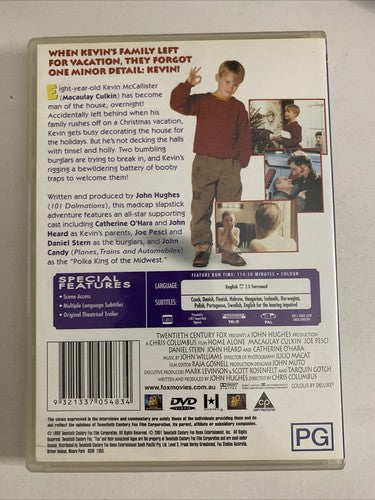 Home Alone (DVD, 1990) Joe Pesci, Macaulay Culkin Region 4
