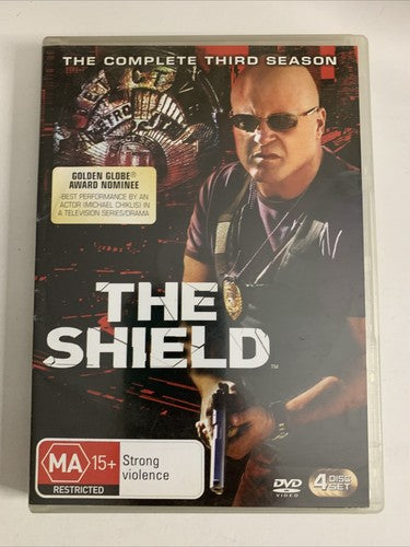 The Shield : Season 3 (DVD, 2002, 4-Disc) Region 4
