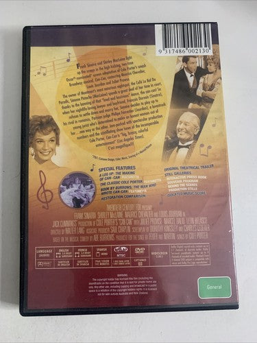 Can Can (DVD, 1960) Frank Sinatra, Shirley Maclaine All Regions