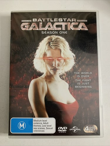 Battlestar Galactica : Season 1 (DVD, 2005, 4-Disc) Region 4 &2