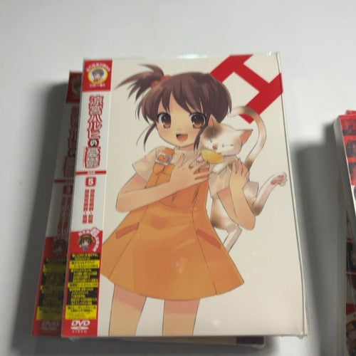The Melancholy of Haruhi Suzumiya - Vol 2, 3, 4, 5 (DVD, 2006) Region 2 Japan