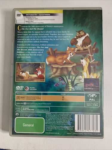The Fox and the Hound (30th Anniversary Edition, DVD, 1981) Disney Region 4