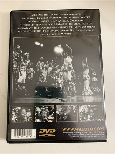 Watoto Children's Choir – Live In Los Angeles (DVD, 2003. 2-Disc) All Regions
