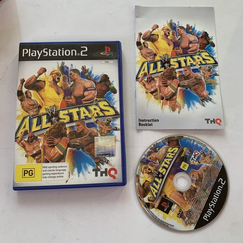WWE All Stars PS2 Sony Playstation 2 PAL Wrestling Game Complete