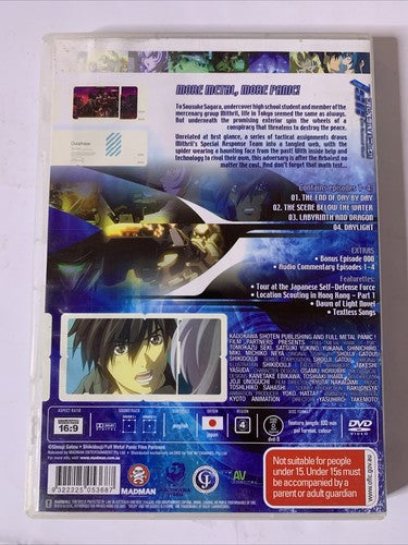 Full Metal Panic : The Second Raid : Vol 1 (DVD, 2005) Anime Region 4