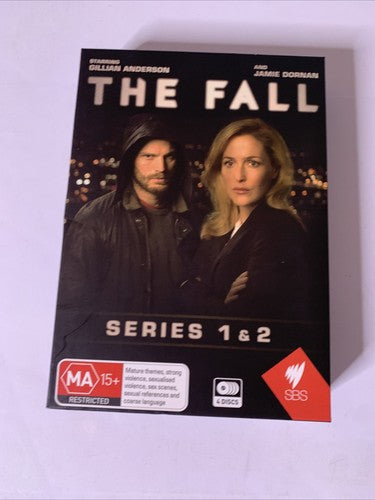 The Fall : Series 1-2 Box Set (DVD, 2015, 4-Disc) Gillian Anderson All Regions
