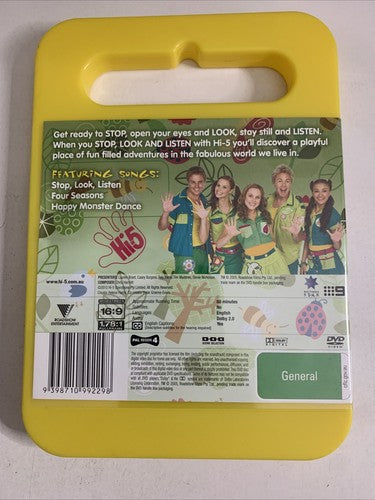Hi-5 Stop, Look and Listen (DVD, 2009) Region 4 NEW