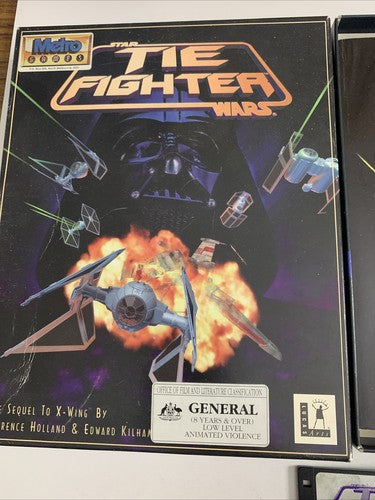 Star Wars: Tie Fighter PC 3.5'' Floppy Disc Boxed + Strategy Book Guide
