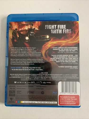 The Girl Who Played With Fire (Blu-ray, 2009) Region B