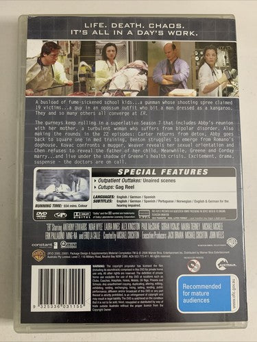 ER : The Complete Season 7 (DVD, 1999, 6-Disc) Region 4