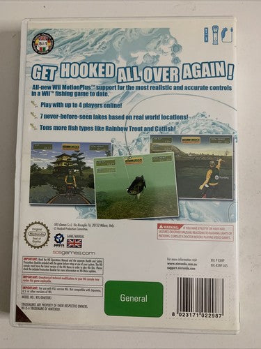 Big Catch Bass Fishing 2 Nintendo Wii PAL Game Complete
