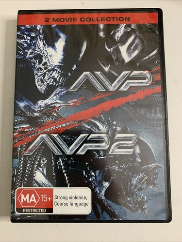 Alien Vs Predator / Alien Vs Predator 2 (DVD, 2-Disc) Region 4 NEW