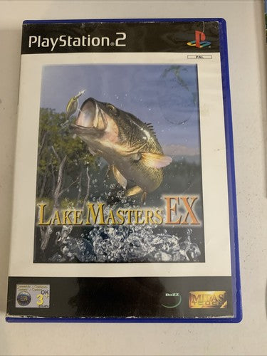 Lake Masters EX Fishing PS2 PlayStation 2 PAL 2009 Game Complete
