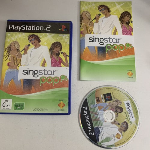 SingStar Pop PS2 Sony PlayStation 2 PAL Karaoke Music Game Complete