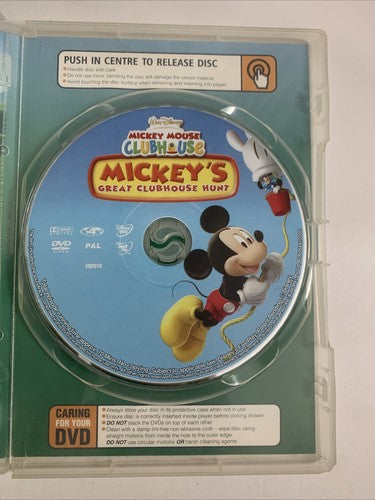 Disney Mickey's Great Club House Hunt (DVD, 2007) Animation Region 4