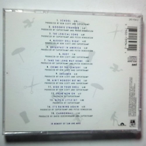 Supertramp – The Very Best Of Supertramp (CD, 1990) Australasia 393 934-2