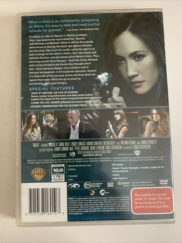 Nikita : The Complete Season 2 (DVD, 2011, 5-Disc) Maggie Q Region 4
