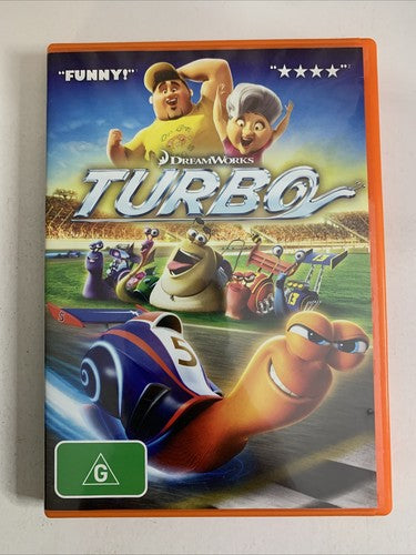 Turbo (DVD, 2013) Paul Giamatti, Samuel L. Jackson, Snoop Dogg Region 4