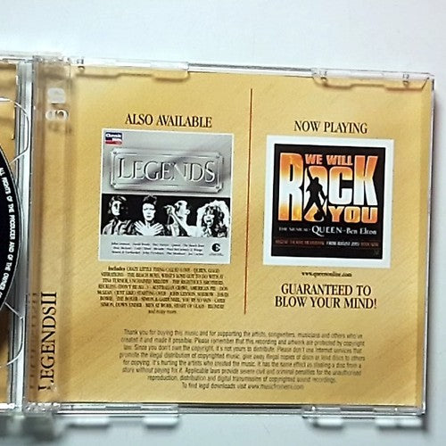 Various – Legends II (CD, 2003) Australia 5937882