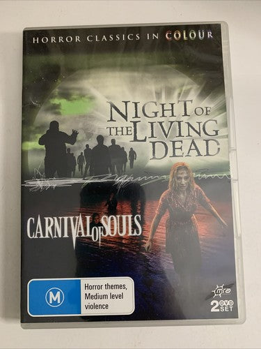 Night Of The Living Dead / Carnival Of Souls (DVD, 1968, 2-Disc) Region 4