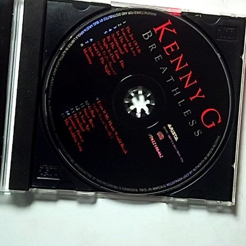 Kenny G – Breathless (CD, 1992) Australasia 07822-18646-2