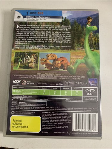 The Good Dinosaur (DVD, 2015) Disney Pixar Animated Film Region 4