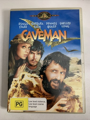 Caveman (DVD, 1981) Dennis Quaid, Ringo Starr, Shelley Long Comedy Region 4