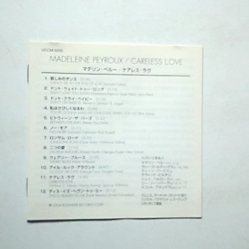 Madeleine Peyroux – Careless Love (CD, 2005) Japan UCCM-9200