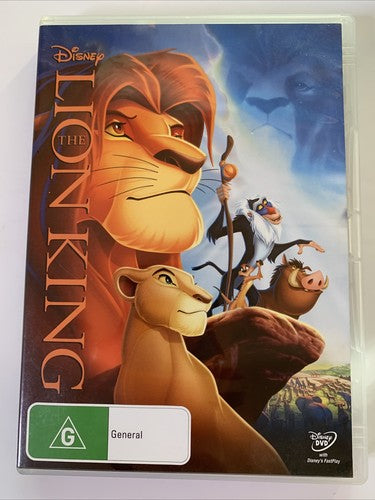 The Lion King (DVD, 1994) Disney Animation Region 4