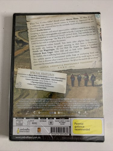 The Way (DVD, 2010) Martin Sheen, Emilio Estevez Region 4 NEW