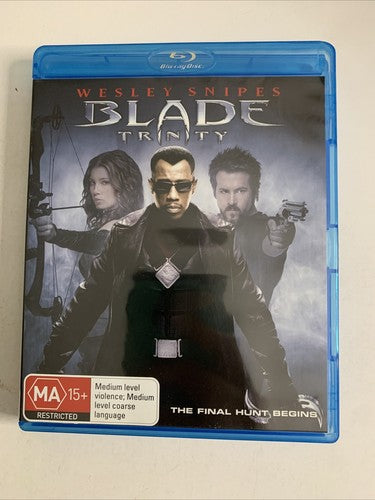Blade Trinity (Blu-ray, 2004) Ryan Reynolds, Wesley Snipes  Region B
