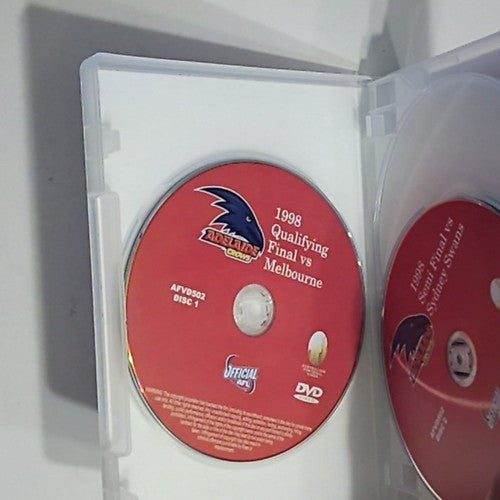 AFL Adelaide Crows 1998 Victory Collector's Pack (DVD, 2011, 5-Disc) All Regions
