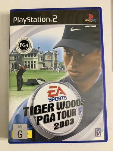 Tiger Woods PGA Tour 2003 PS2 Sony PlayStation 2 PAL Golf Game Complete