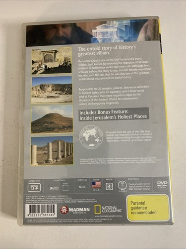 Herod's Lost Tomb (DVD, 2008) National Geographic Documentary Region 4