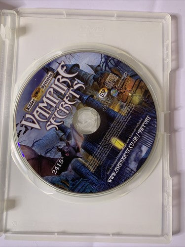 Hidden Mysteries: Vampire Secrets PC Windows CD-ROM Hidden Object Game