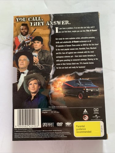 A-Team : Season 3 (DVD, 1985, 6-Disc) Region 4