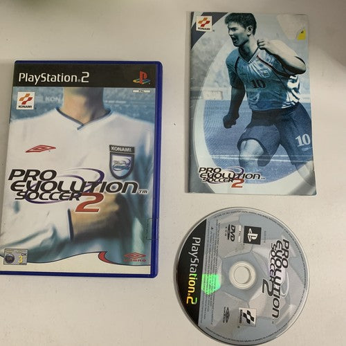 Pro Evolution Soccer 2 PS2 Sony PlayStation 2 PAL Konami Game Complete