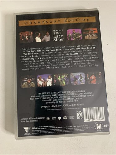 The Best Bits of the Late Show (Champagne Edition, DVD, 1992, 2-Disc) Region 4