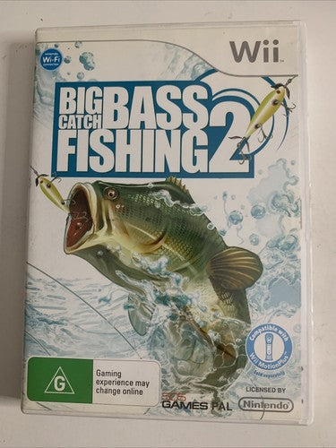 Big Catch Bass Fishing 2 Nintendo Wii PAL Game Complete
