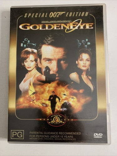 GoldenEye (Special Edition, DVD, 1995) Pierce Brosnan, Sean Bean Region 4
