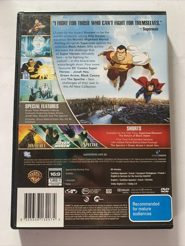 Superman / Shazam : The Return of Black Adam (DVD, 2010) Region 4 NEW