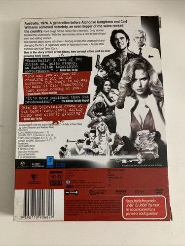 Underbelly: A Tale of Two Cities (DVD, 2008, 4-DIsc) Region 4