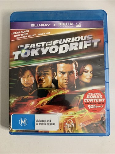 The Fast and the Furious: Tokyo Drift (Blu-ray, 2006) Region B