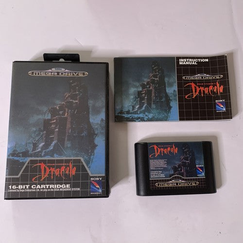 Dracula Sega Mega Drive PAL 1993 Game Complete